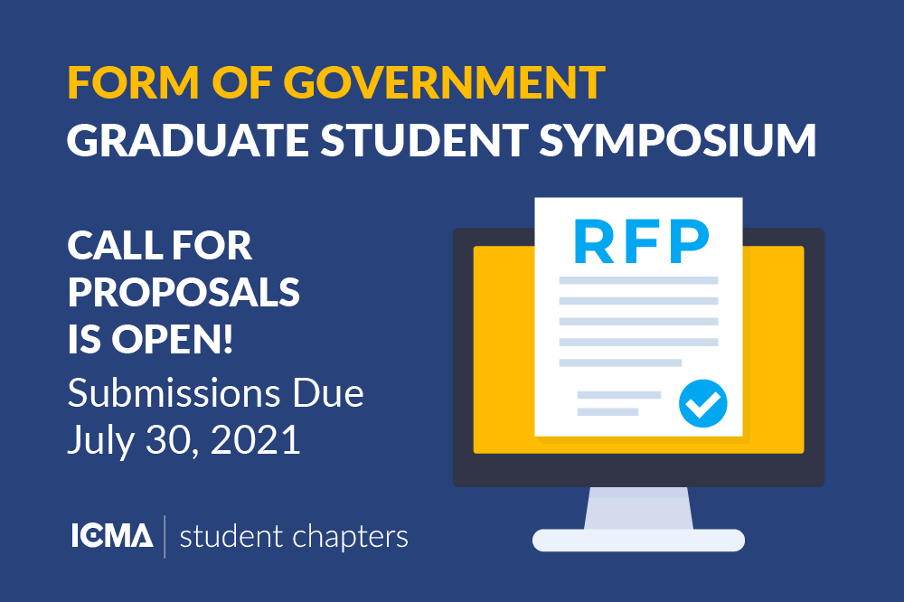 ICMA Form of Government Graduate Student Symposium Call for Proposals